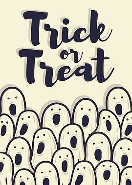 Trick or Treat Ghostly Halloween