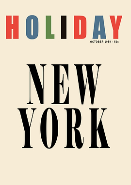 Holiday Magazine Cover - New York