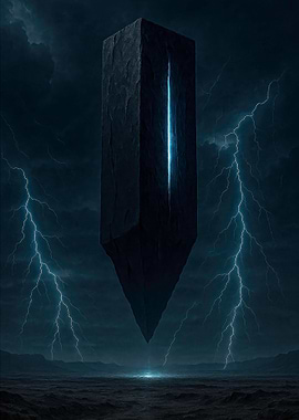 Monolith in Stormy fantasy