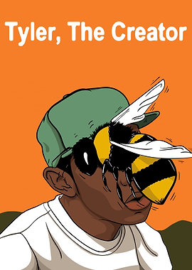 Tyler, The Creator Cartoon Portrait