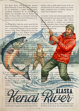 Kenai River Alaska Salmon Fishing