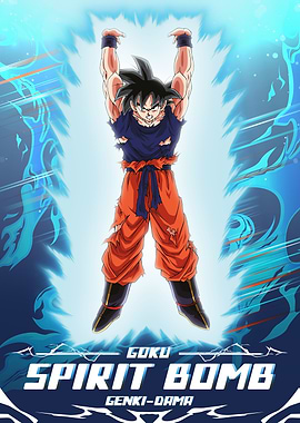 Goku Unleashes the Spirit Bomb