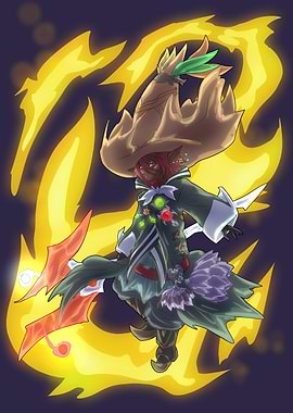 Fantasy Character with Magic and Style