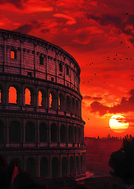 Colosseum at Sunset, Rome