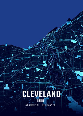 Cleveland Midnight City Map