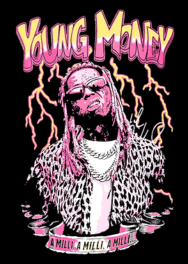 Lil Wayne Young Money Portrait