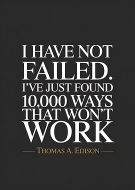 Inspirational Quote by Thomas Edison