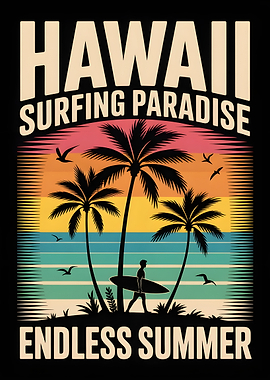Hawaii Surfing Paradise Endless Summer