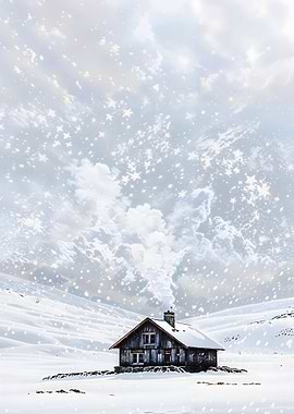 Winter Exhale - Isolated Cabin in Quiet Snowfield