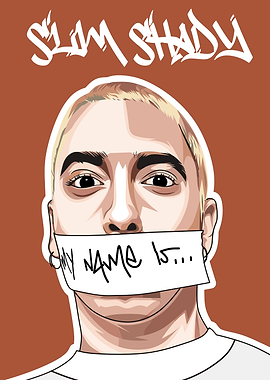 Eminem Slim Shady Portrait