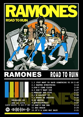 Ramones Road to Ruin Album Cover