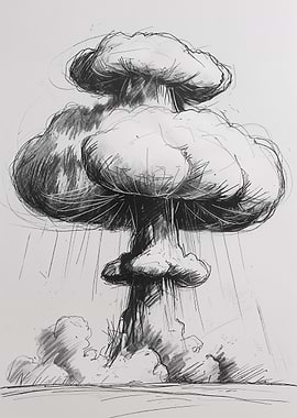 Mushroom Cloud Sketch
