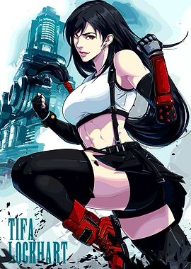 Tifa Lockhart in Action Pose