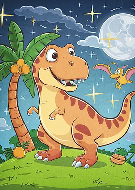 Dinosaur Landscape Animal