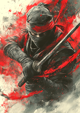 Ninja Warrior with Sword