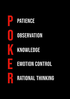 Poker Acronym: Skills for Success