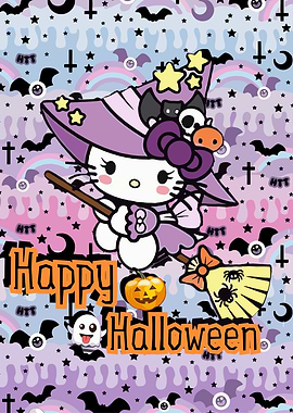Hello Kitty Halloween Witch