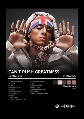 Central Cee - Can't Rush Greatness album