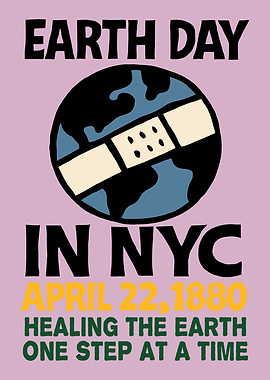Earth Day in NYC Poster