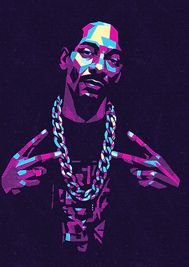 Snoop Dogg Pop Art Portrait