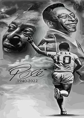 Pele Tribute Art