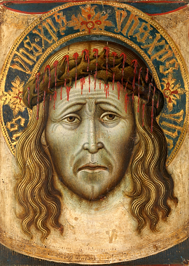 Head of Christ with Crown of Thorns