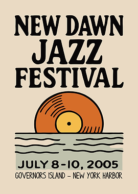 New Dawn Jazz Festival Poster