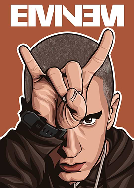 Eminem Cartoon Portrait
