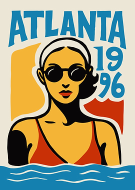 Atlanta 1996 Summer Olympics Poster