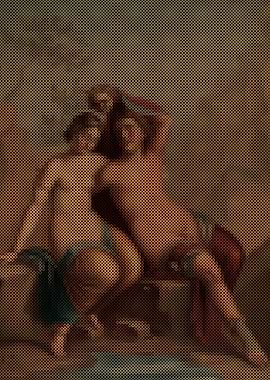 Perseus and Andromeda from the House of the Colored Capitals in Pompeii