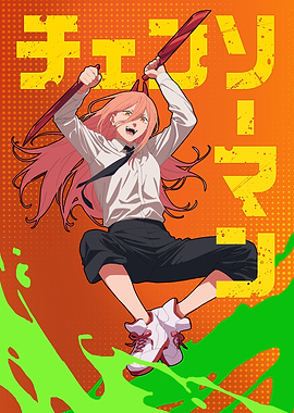 Power Unleashed: Chainsaw Man's Fiery Devil