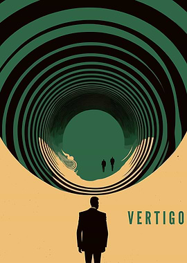 Vertigo Movie Poster Minimalist Art
