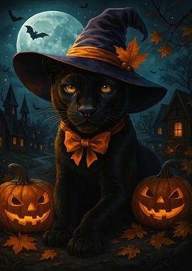 Halloween Black Panther Witch