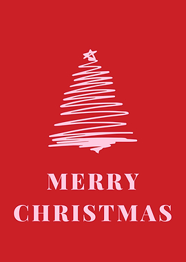 Minimalist Merry Christmas Poster