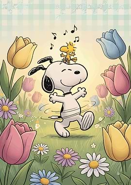 Snoopy and Woodstock Spring Dance