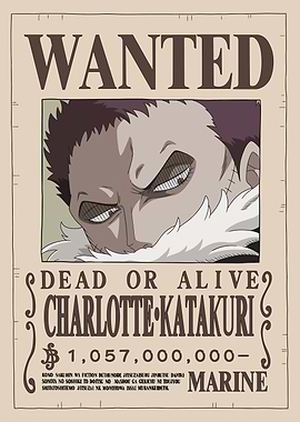 Charlotte Katakuri Wanted