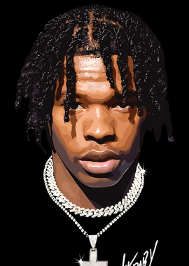 Lil Baby Portrait Digital Art