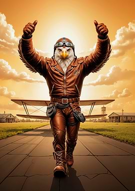 Eagle Aviator Thumbs Up