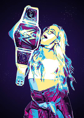 Liv Morgan WWE Champion Pop Art