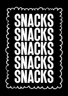 Snacks Text Art