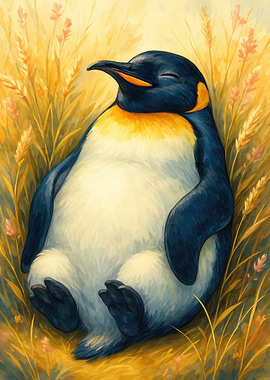 Relaxing Penguin in Golden Field