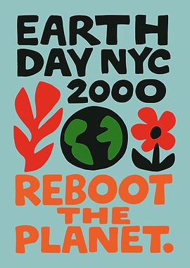 Earth Day NYC 2000 Poster