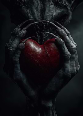Monster Holding a Heart