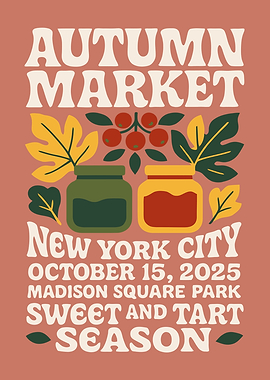 Autumn Market in New York City