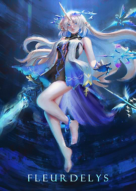 Fleurdelys: Fantasy Unicorn Girl