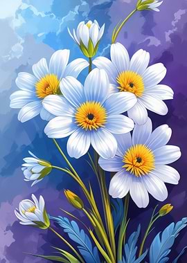 White Daisies Floral Arrangement