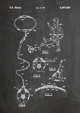 Soccer Ball Training Device Patent Art