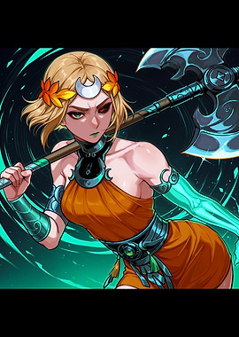 Warrior Woman with Axe