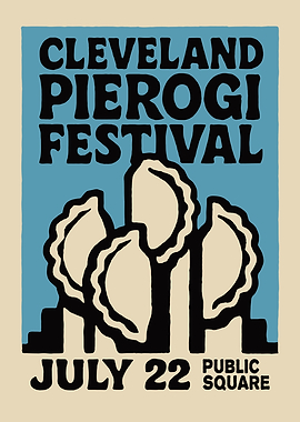 Cleveland Pierogi Festival Poster