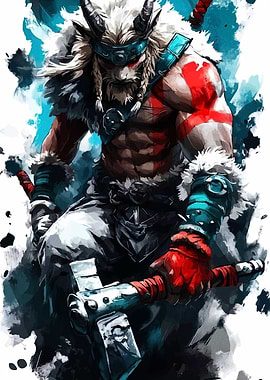Viking Warrior Digital Art